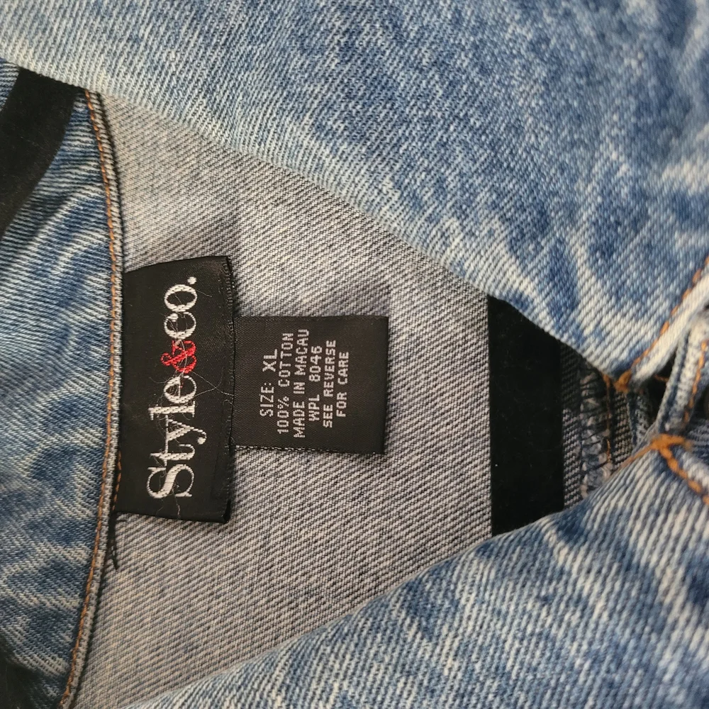 STYLE & CO Denim‎ Jacket Size XL - Picture 2 of 7